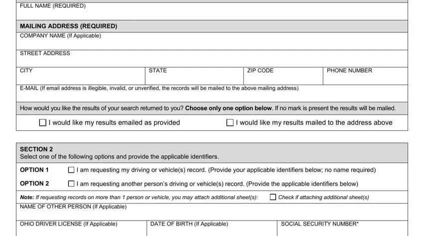The right way to fill out bmv form 1173 portion 1