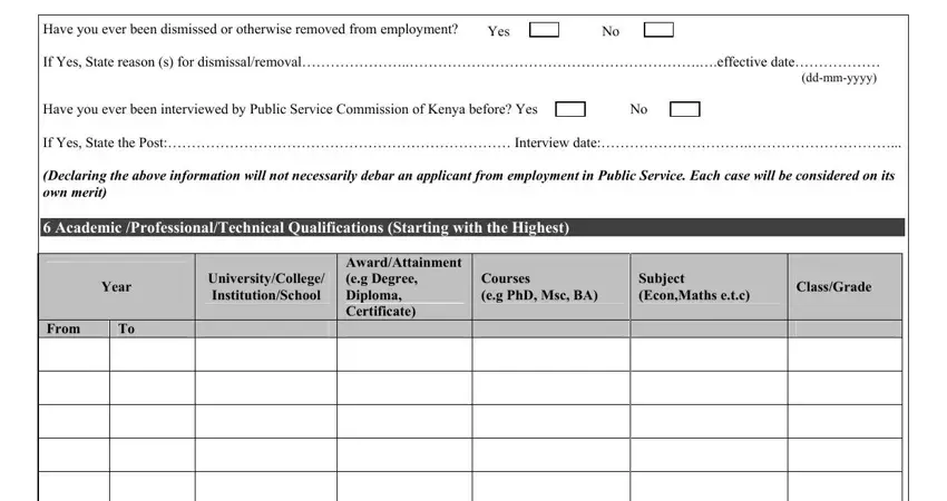 public service commission application form 2020 pdf conclusion process explained (step 3)