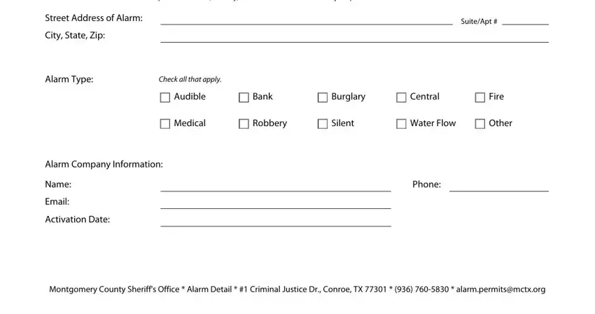 Check all that apply, person with care custody or, and Robbery in montgomery county alarm permit renewal