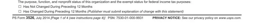 Completing segment 3 of statement ownership form