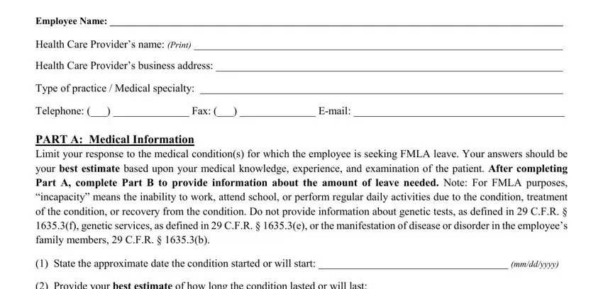 Stage # 2 of completing certification health care provider