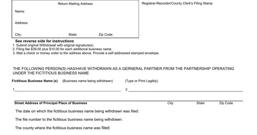 Completing section 1 in Legibly