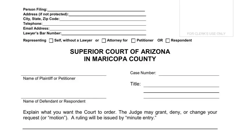 Motion Maricopa County Form ≡ Fill Out Printable PDF Forms Online