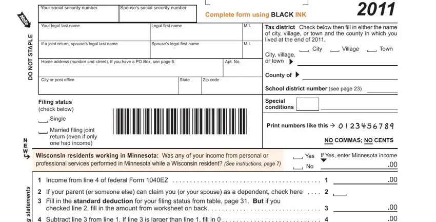 How you can prepare Form Wi Z portion 1