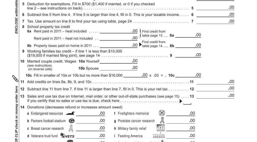 Learn how to fill out Form Wi Z portion 2