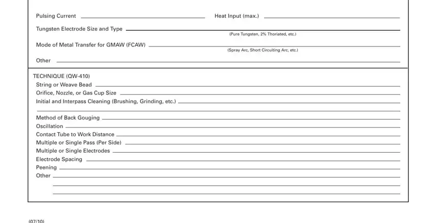 Stage number 4 of completing format wps specification