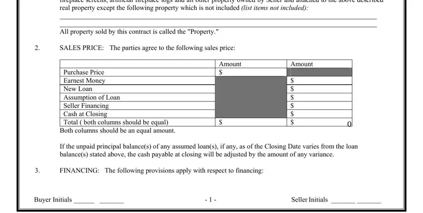 Simple tips to fill out ms real estate contract step 2