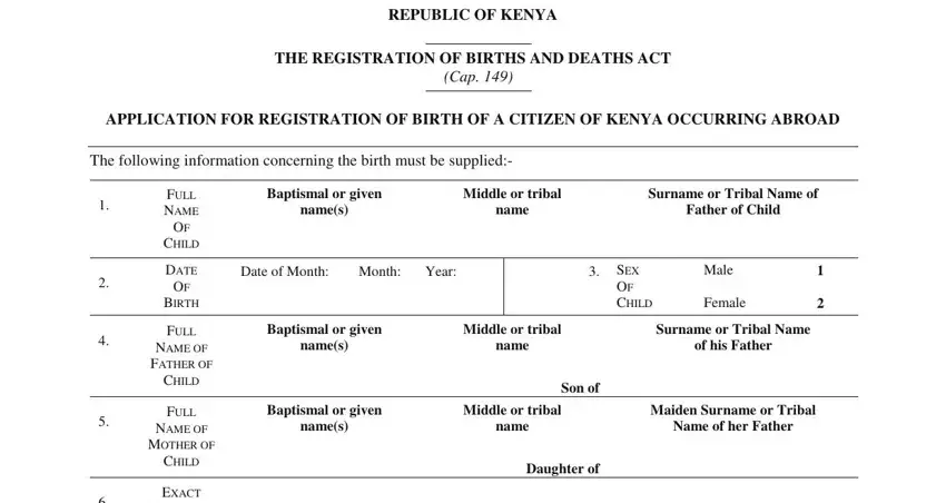 The best way to fill in death certificate kenya sample part 1