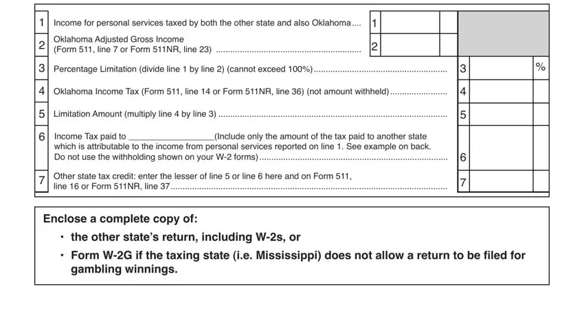 Oklahoma Form 511Tx completion process outlined (part 2)