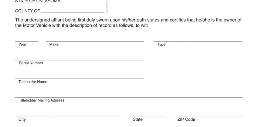 Find out how to fill in family affidavit form step 1