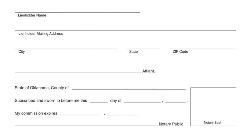 Part number 2 in filling in family affidavit form