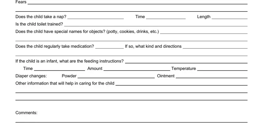 Does the child have special names, Does the child take a nap, and Amount of handicaps