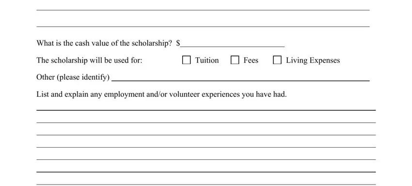 Tuition, Living Expenses, and What is the cash value of the of Form Cfs 438