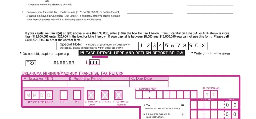 Part number 2 of completing oklahoma form 215 franchise
