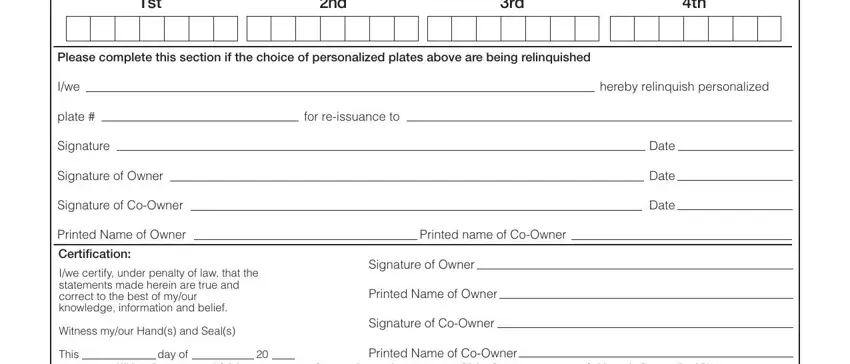 Step no. 2 for filling out Mva Form Vr 164