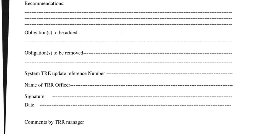 Name of TRR Officer, Obligations to be added, and Signature in kra penalty waiver application form