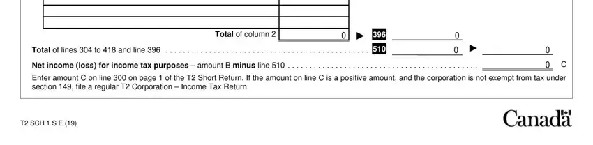 Tips on how to fill out t2 short return 2021 step 3