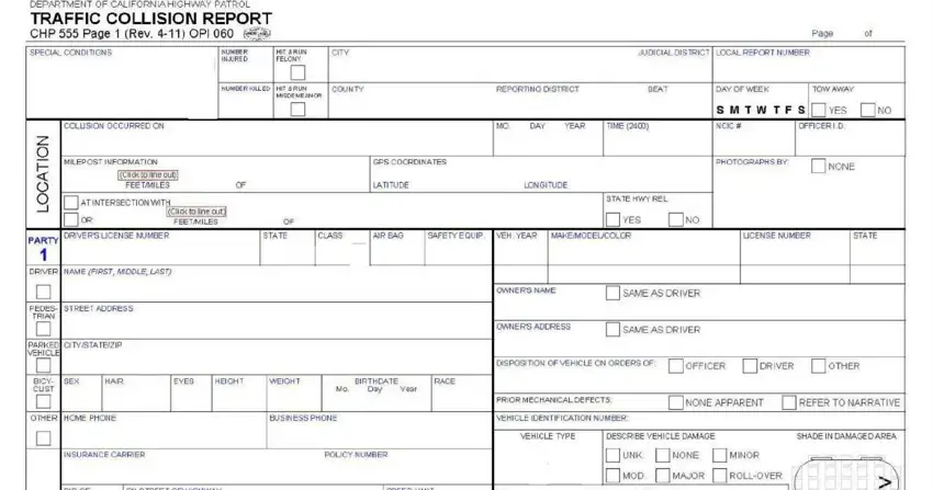 chp form traffic writing process clarified (portion 1)