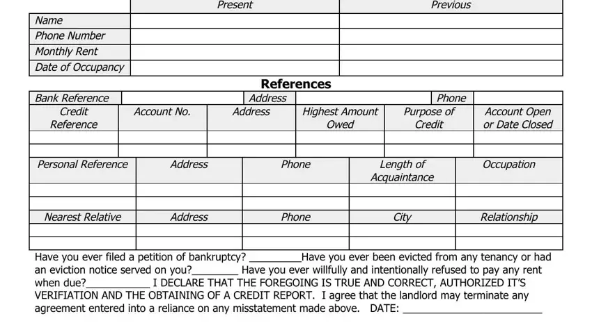 credit information form writing process detailed (part 2)