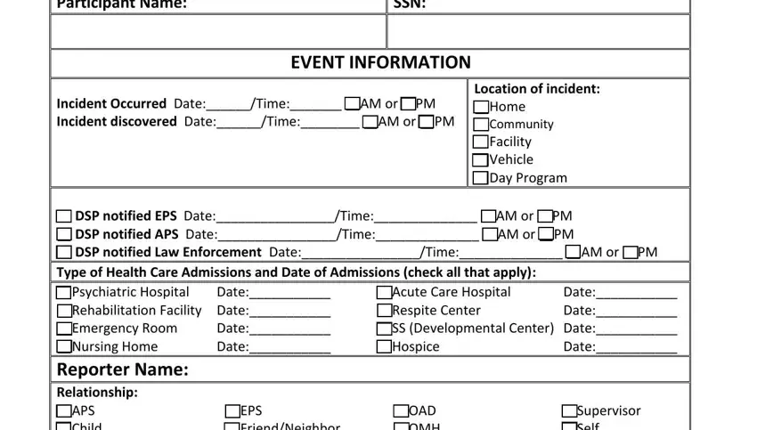 How one can fill out oaas critical incident report form step 5