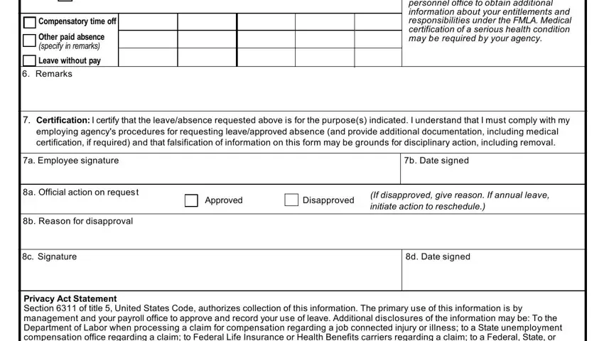 Opm Form 71 ≡ Fill Out Printable Pdf Forms Online 2668