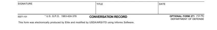 Stage # 3 for submitting record of conversation pdf