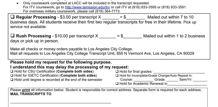 How you can fill out LACCD portion 1