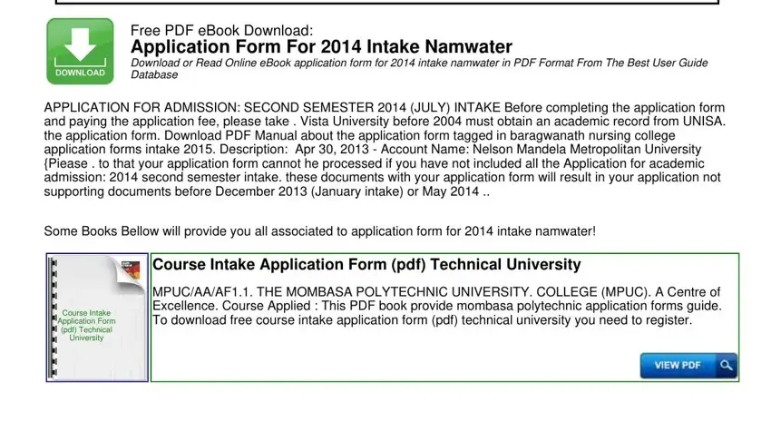 The best ways to prepare namwater application form for 2021 pdf download portion 1
