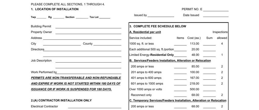 Ways to fill in linn county oregon permits part 1