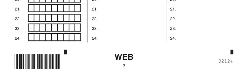 WEB, WEB, and WEB in La R 1203 Form