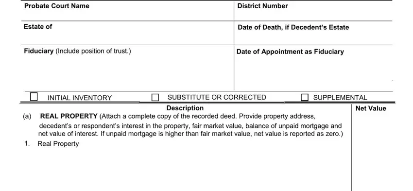 The best way to fill out ctprobate gov forms pc 440 inventory part 1