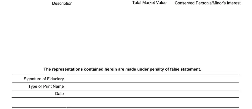 Completing segment 4 in ctprobate gov forms pc 440 inventory