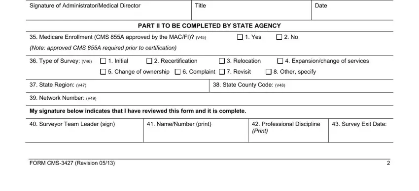 Form Cms 3427 ≡ Fill Out Printable PDF Forms Online