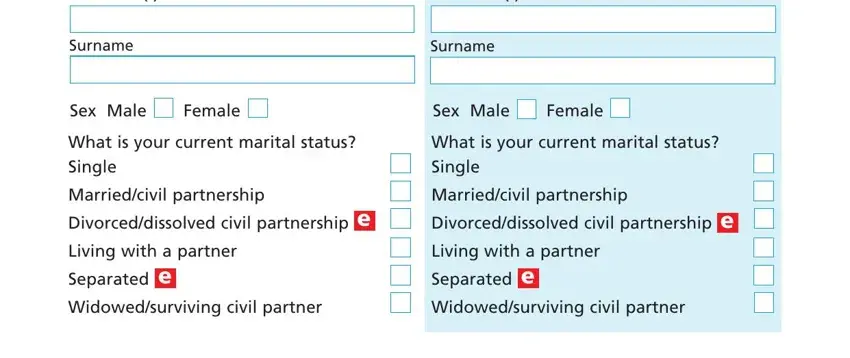 What is your current marital, What is your current marital, and Relationship to the student Title of student finance pff2 form 2020 21