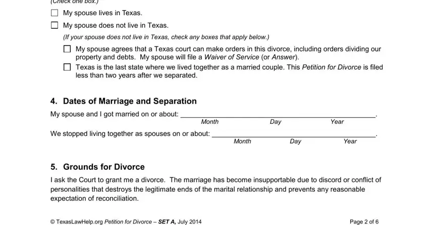 How to prepare original petition for divorce pdf portion 4