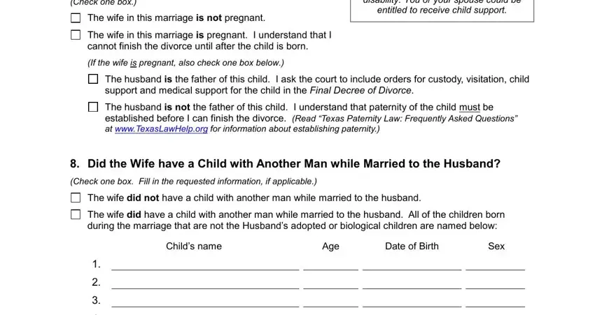 How one can complete original petition for divorce pdf portion 5