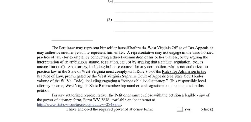 Filling out section 4 in Ota Form 1