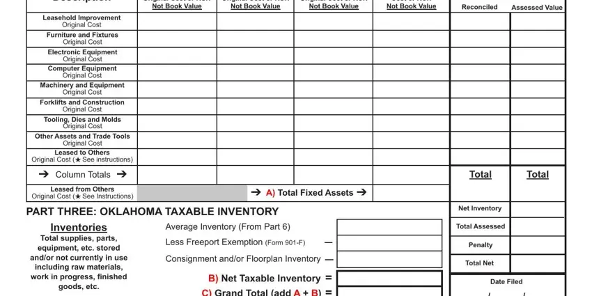 Otc 901 Oklahoma Tax Form writing process described (step 2)