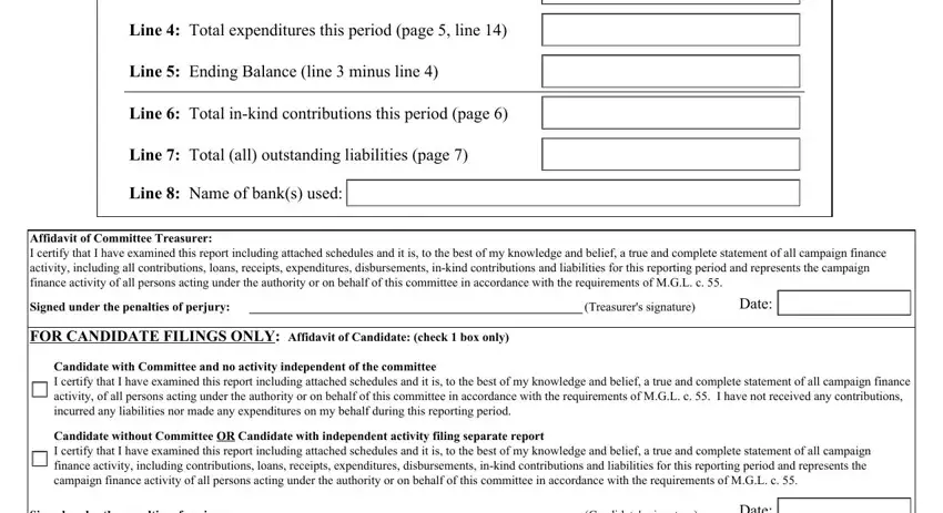 Step no. 2 for filling in massachusetts form cpf m 102