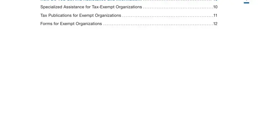 tax exempt form non profit conclusion process shown (part 3)