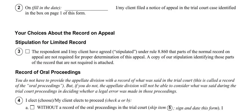 You do not have to provide the, WITHOUT a record of the oral, and The respondent and Imy client have inside cr 134 form