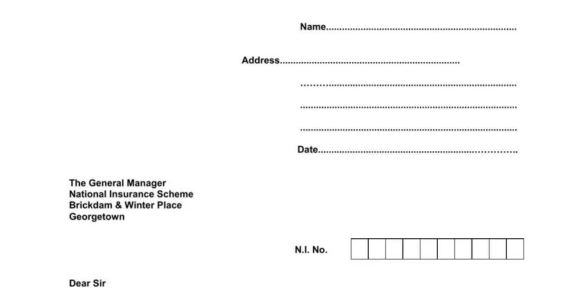 Filling in segment 1 of Form Cr66