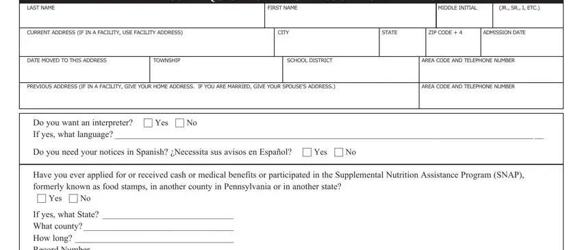 Step # 3 in submitting Pa 600 L Sg Form