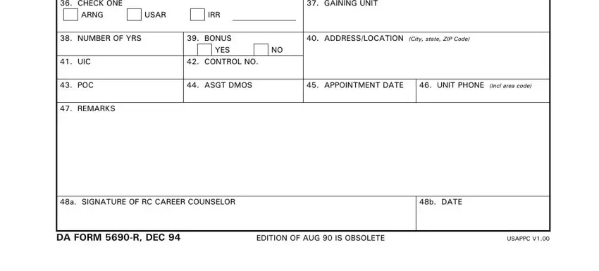 APPOINTMENT DATE, YES, and ADDRESSLOCATION City state ZIP of da 5690