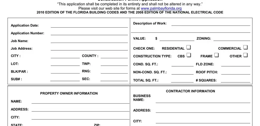 Ways to complete brevard county building permit forms part 1