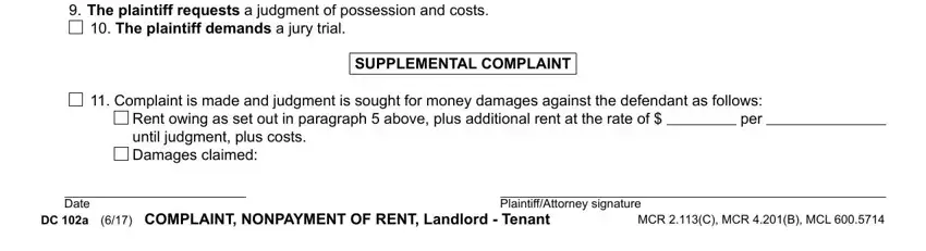 michigan complaint tenant writing process clarified (portion 3)