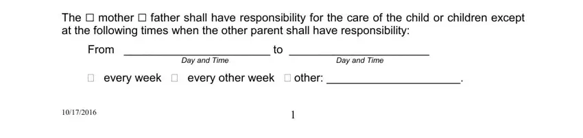 parenting plan writing process clarified (step 3)