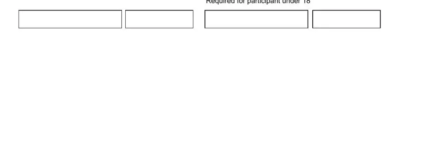 Signature of Participant, Signature of Parent or Guardian, and Date of personal training par q form