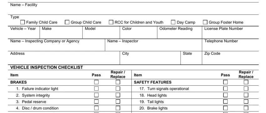 Step # 1 of filling out Form Dcf F Cfs 52