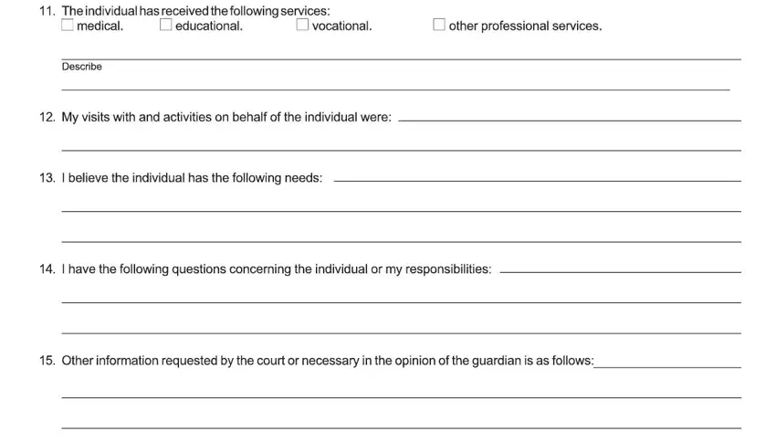 Stage no. 4 for completing pc 663 form